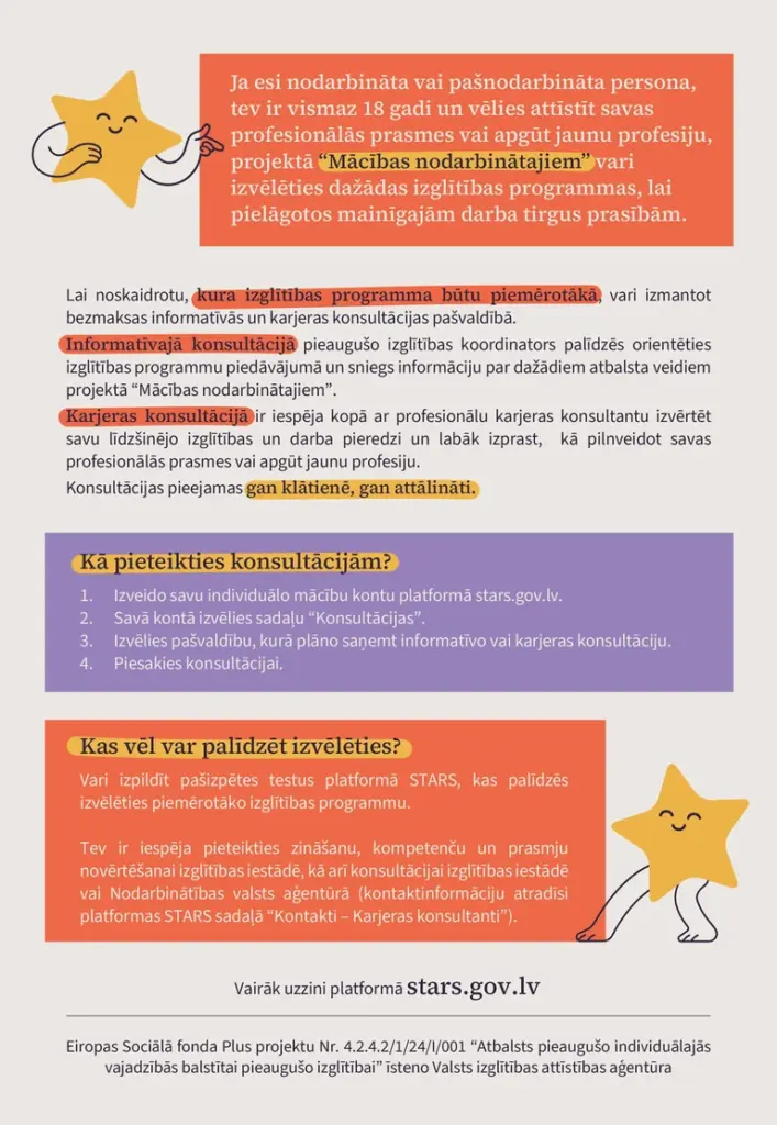 Jelgavā strādājošajiem bez maksas palīdzēs plānot karjeru